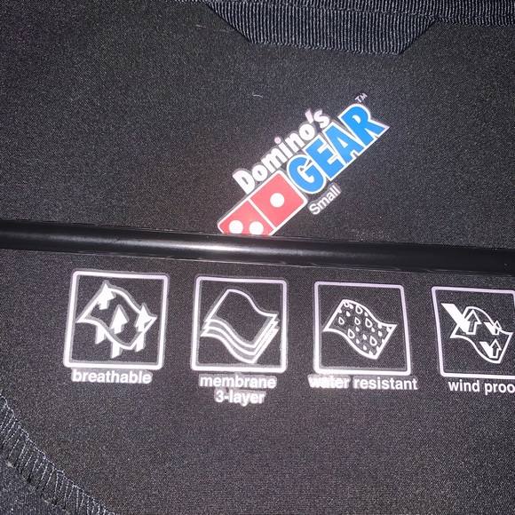 Domino’s Pizza Wind Proof Jacket Size S Like New - Picture 5 of 9